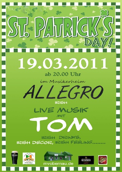 St. Patricksday im Allegro